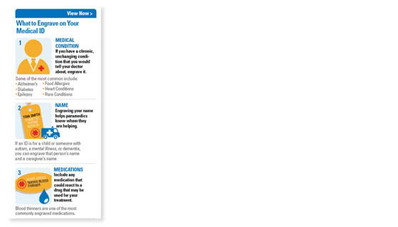 Medical ID Engraving Guidelines